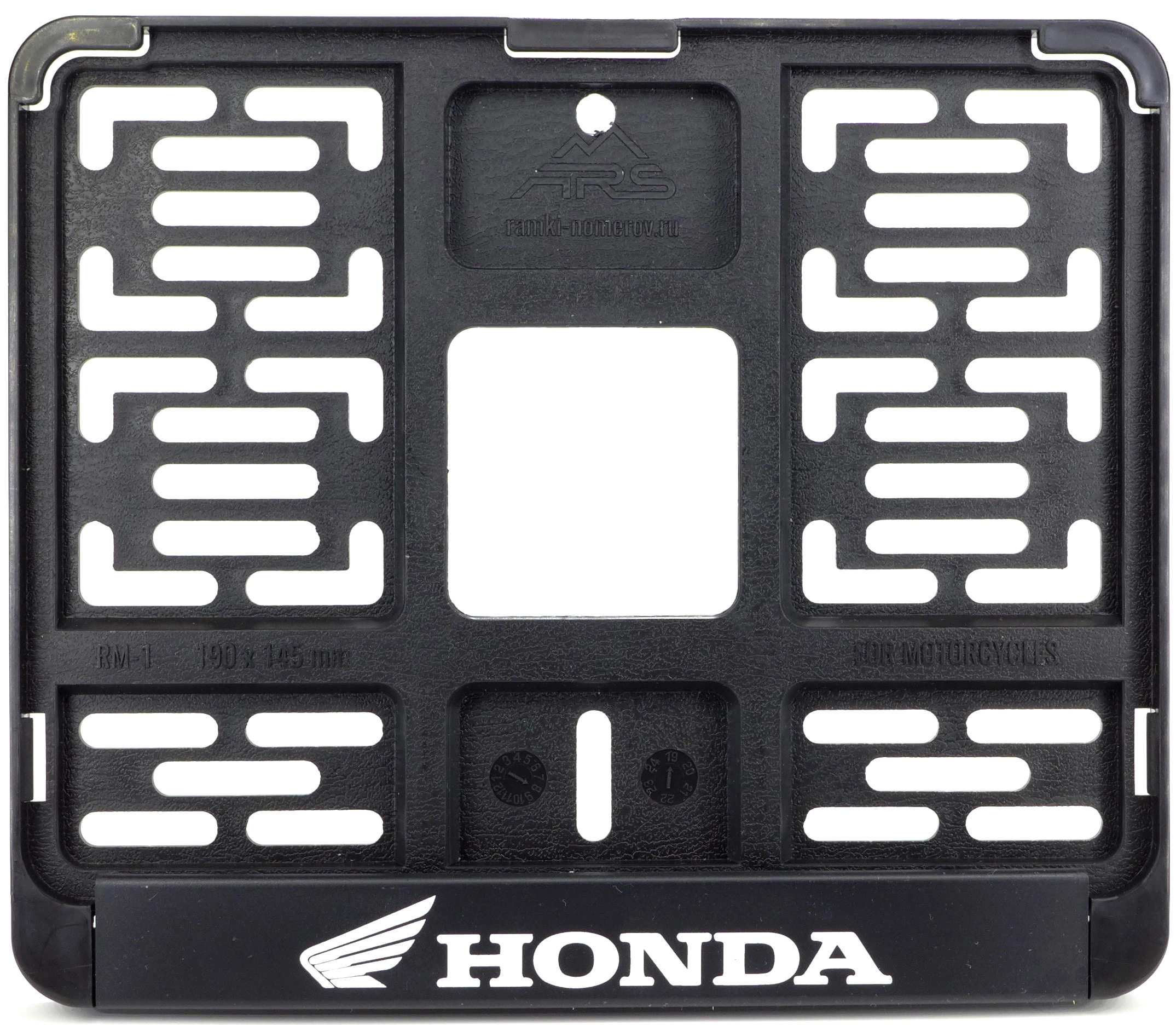 Стильные откидные рамки для номера Honda