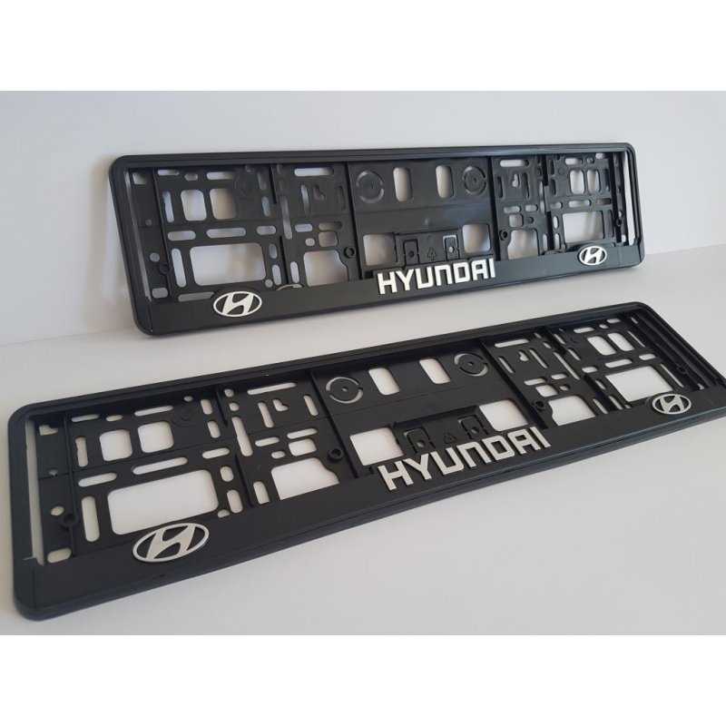 Как правильно подобрать откидные рамки для номера Hyundai